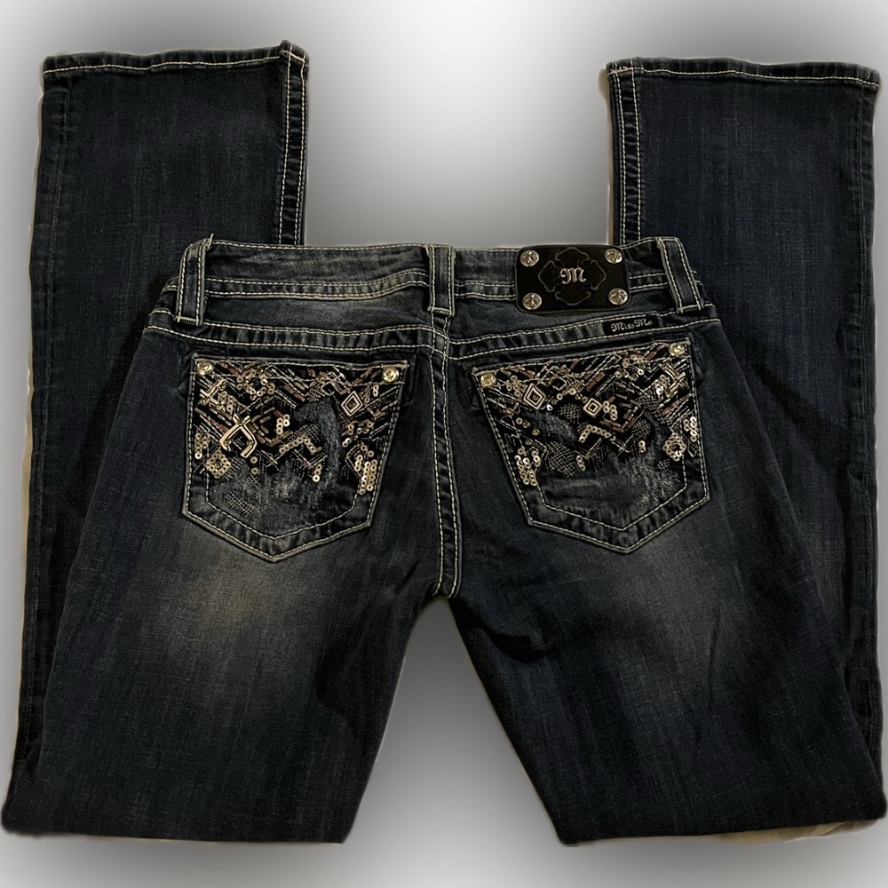 Embellished Black Jeans